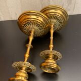 Paire de bougeoirs
