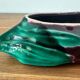 Old Vallauris aubergine ceramic vintage empty pocket bowl