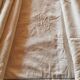 Antique linen drape monogrammed 3.10x2.20 m