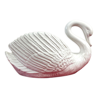 Cache pot cygne blanc