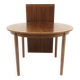 Scandinavian extendable dining table in walnut, Sweden, 1960.