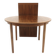 Scandinavian extendable dining table in walnut, Sweden, 1960.
