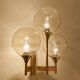 Large vintage glass sconce from Sciolari