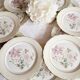 Lot 6 porcelain dessert plates from Limoges