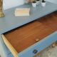 Commode vintage année 50 avec miroir rabattable