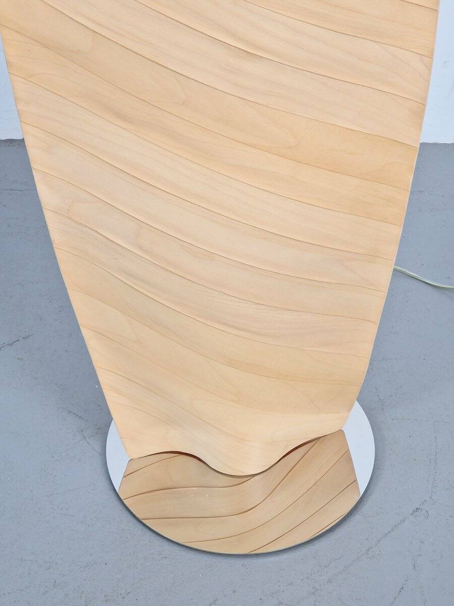 Modern Wooden Wing Floor Lamp from Gamma Delta Group SRL Padova, Italy, 1990s