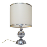 Lampe abat-jour chromé années 70