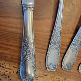 49-piece silver flatware set