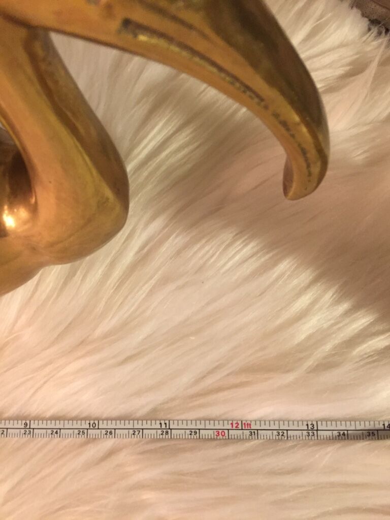 Ibis in brass 34cm vintage