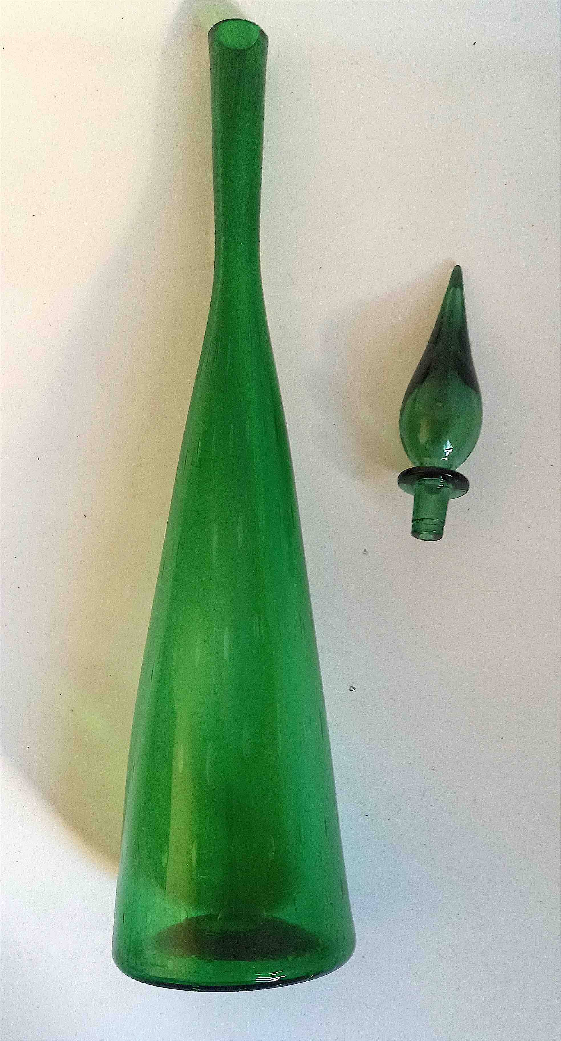 Carafe géante Génie Empoli Années 50 Hauteur 75 cm