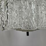 Murano glass chandelier with 14 tubular pendants