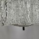Murano glass chandelier with 14 tubular pendants