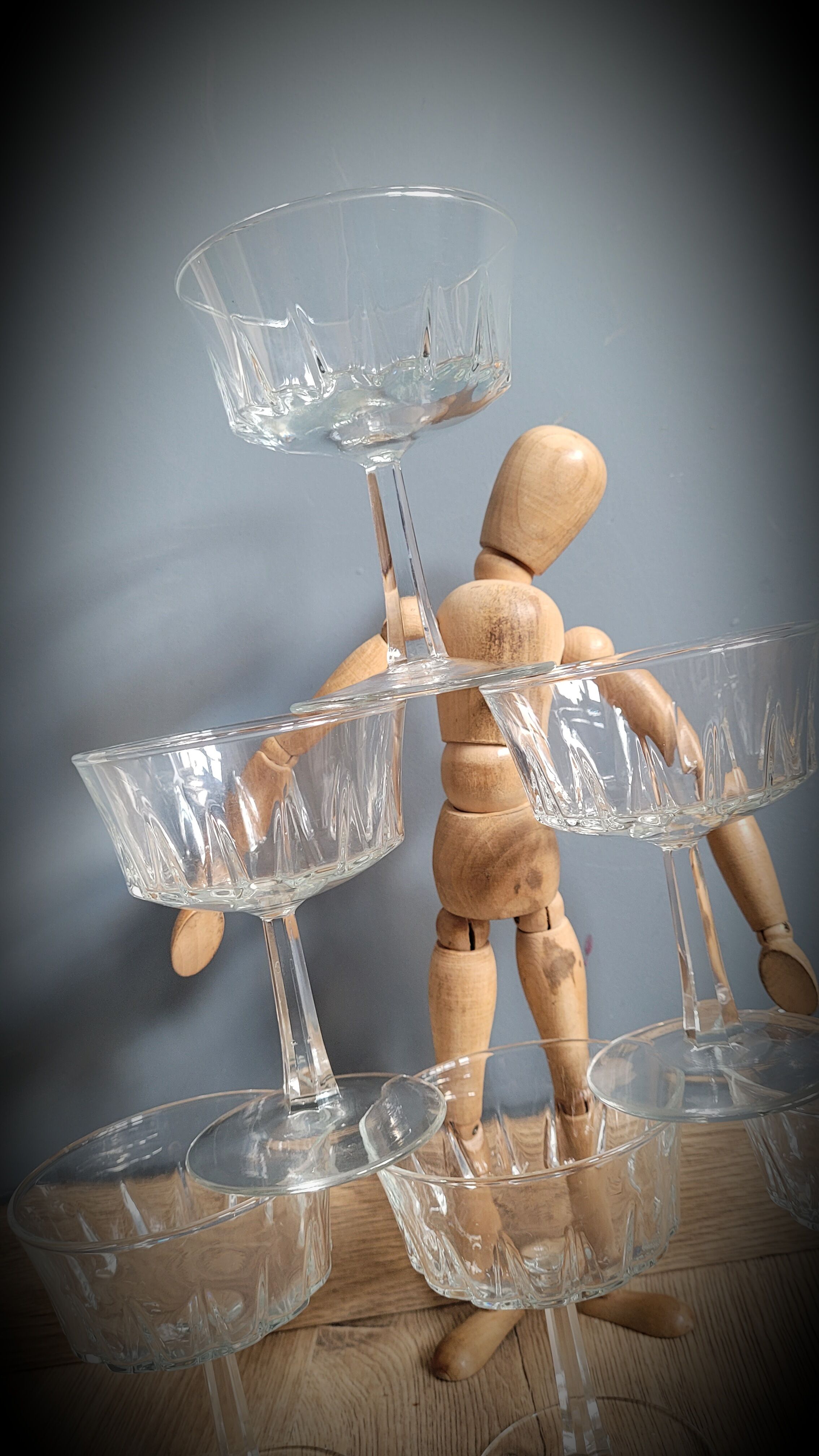 Set 6 glasses champagne