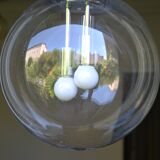 Chandelier pendant lamp Doria Leuchten West Germany 1960