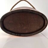 Champagne bucket in oak and copper – Géraud Lafitte, MOF 1933