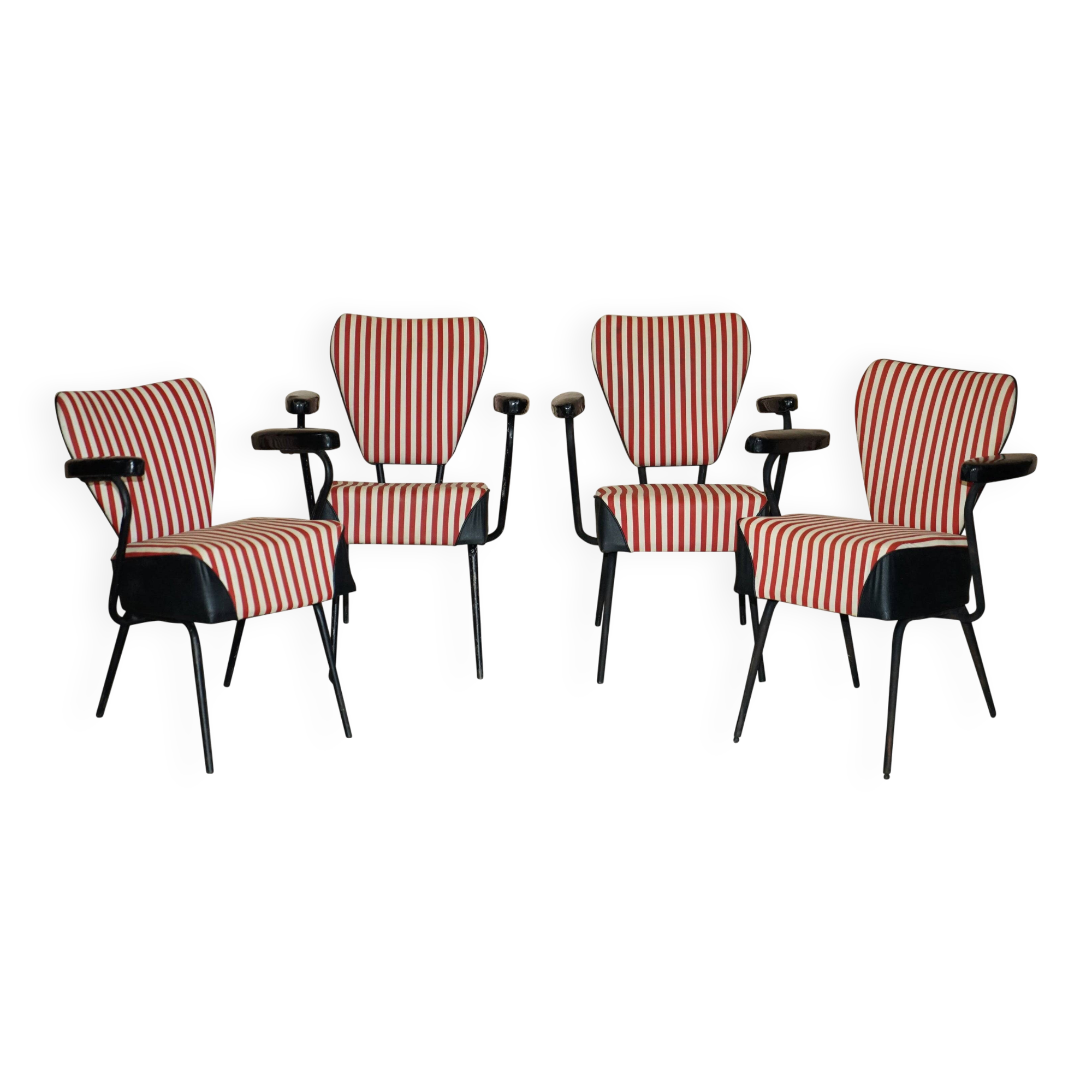 Chaises salon américain années 1950