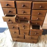 Furniture of old craft, 21 drawers