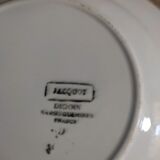 Hollow plates Digoin Jacquot flowers