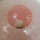 Pink glass globe for chandelier or lamp