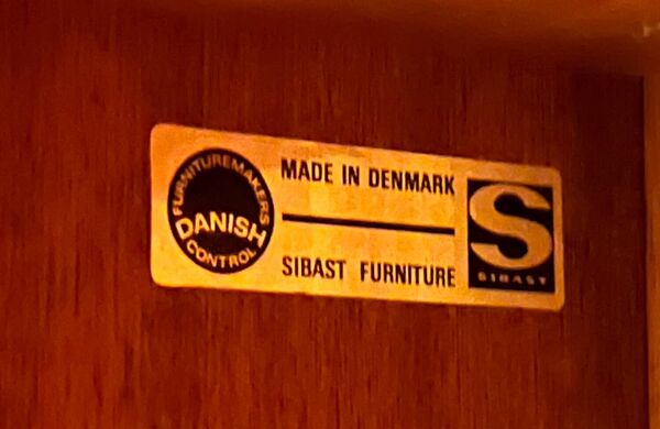 Meuble palissandre Arne Vodder de chez Sibast Danemark