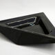 Black triangular trinket bowl