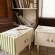 Vintage wooden bedside table