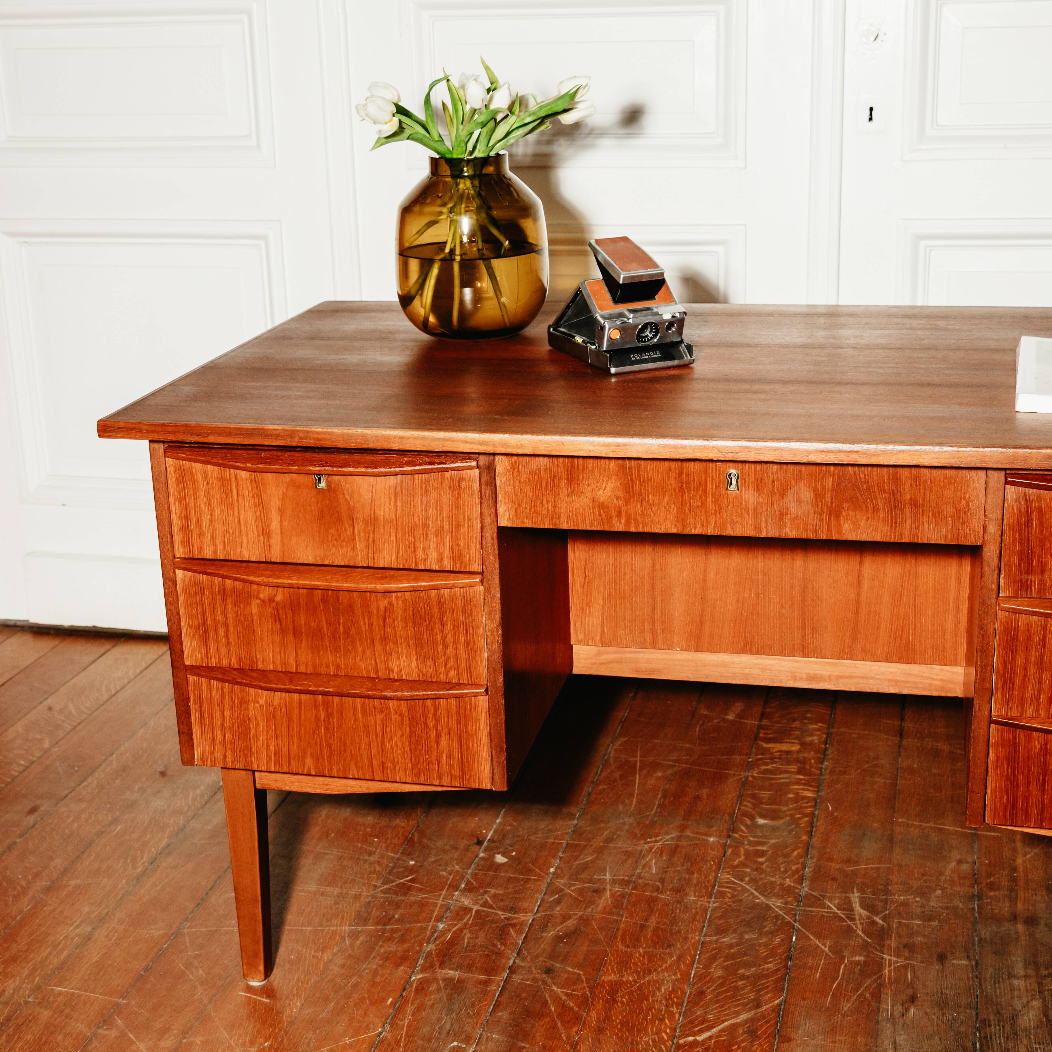 Bureau vintage double faces
