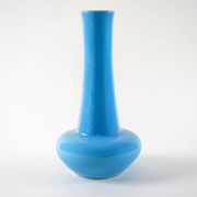 Blue ceramic vase, Danish design, 1970s, made in Denmark