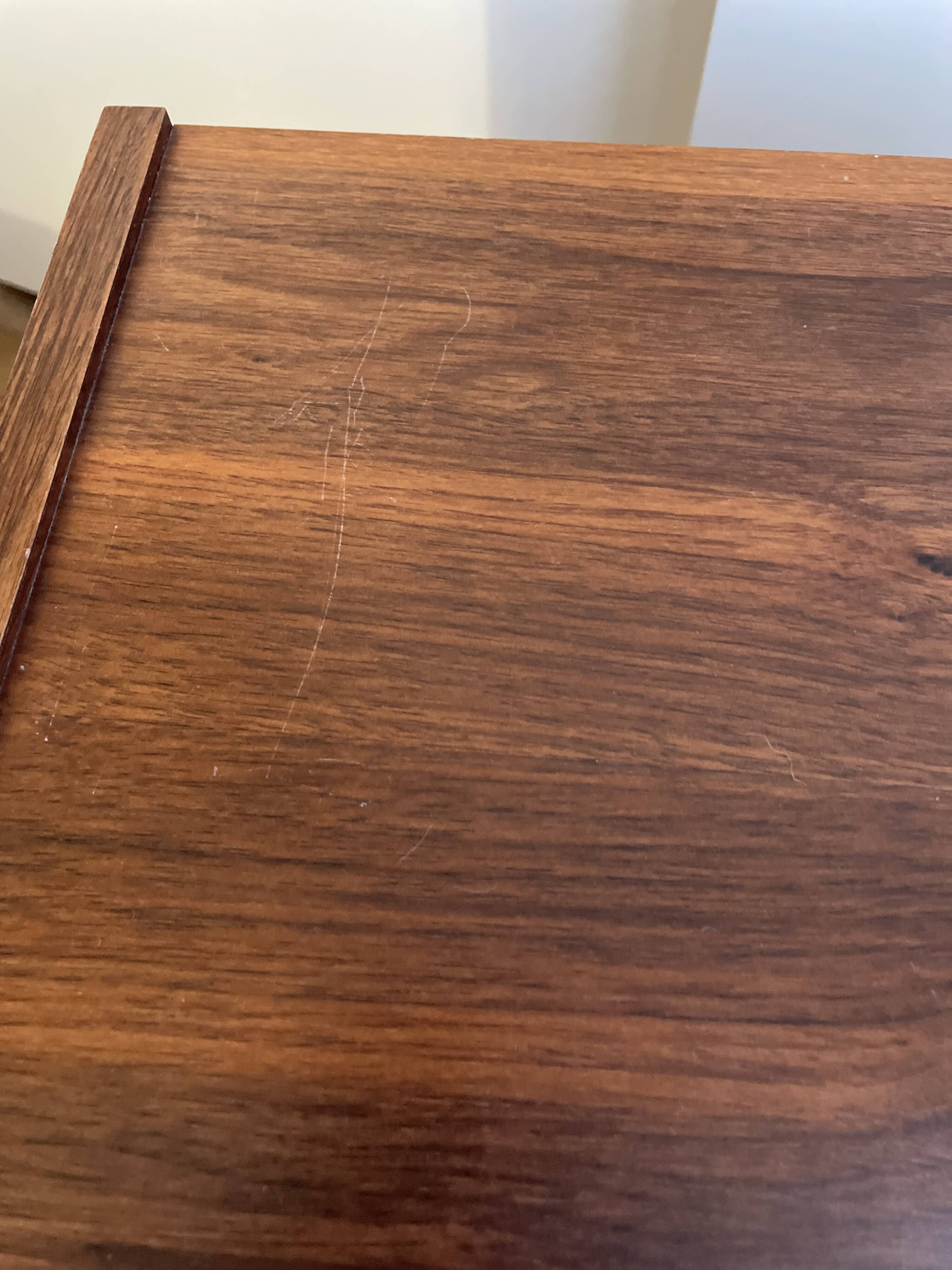 Rosewood office cabinet from the 1970s.