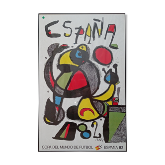 Affiche coupe du monde de football espagne 1982