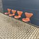 Fritz Hansen Series 7 Bar Stools Arne Jacobsen