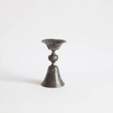 Brutalist metal candle stick