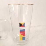 Set of 2 Mobil flag glasses