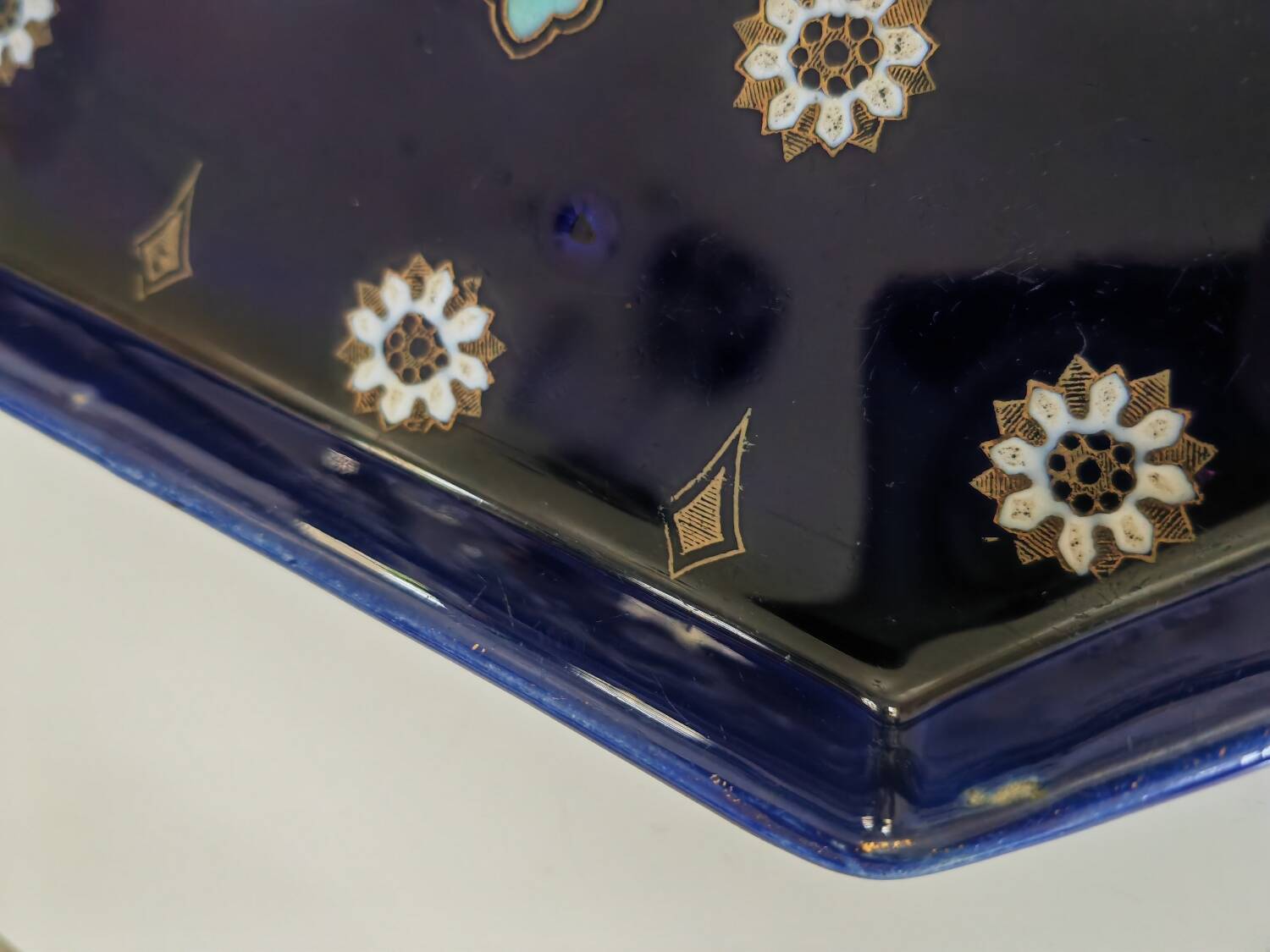 19th century Lunéville tray