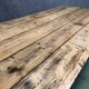 Farm table early twentieth, black matt base