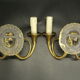 Paire d'appliques aux cors de chasse
