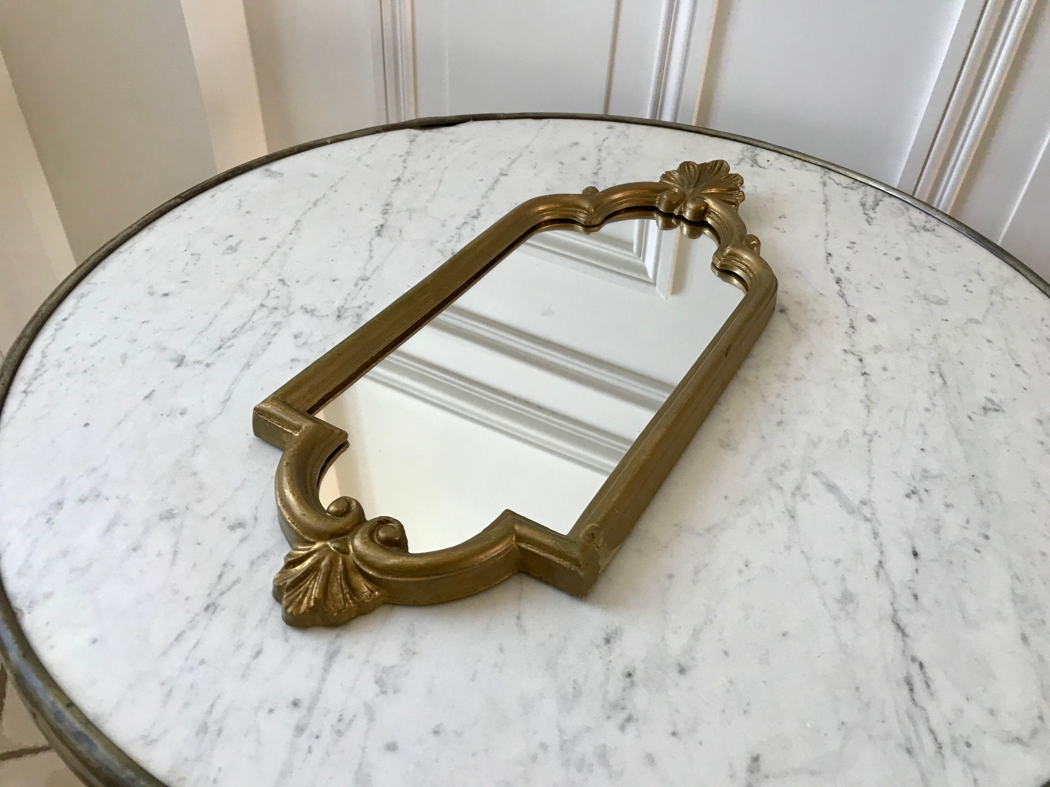 Mirror in gilded wood 40s-50s