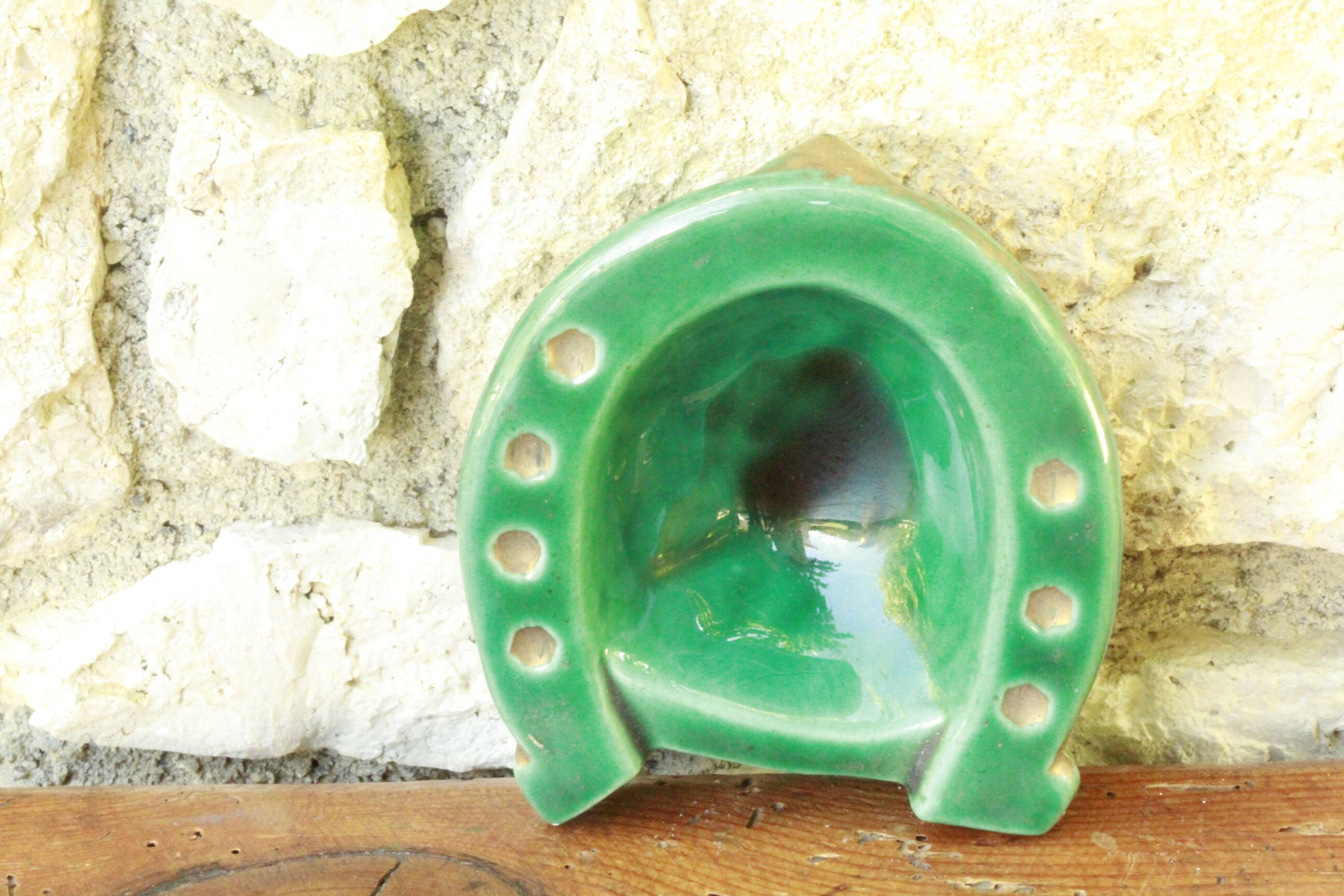 Old ceramic ashtray from Vallauris