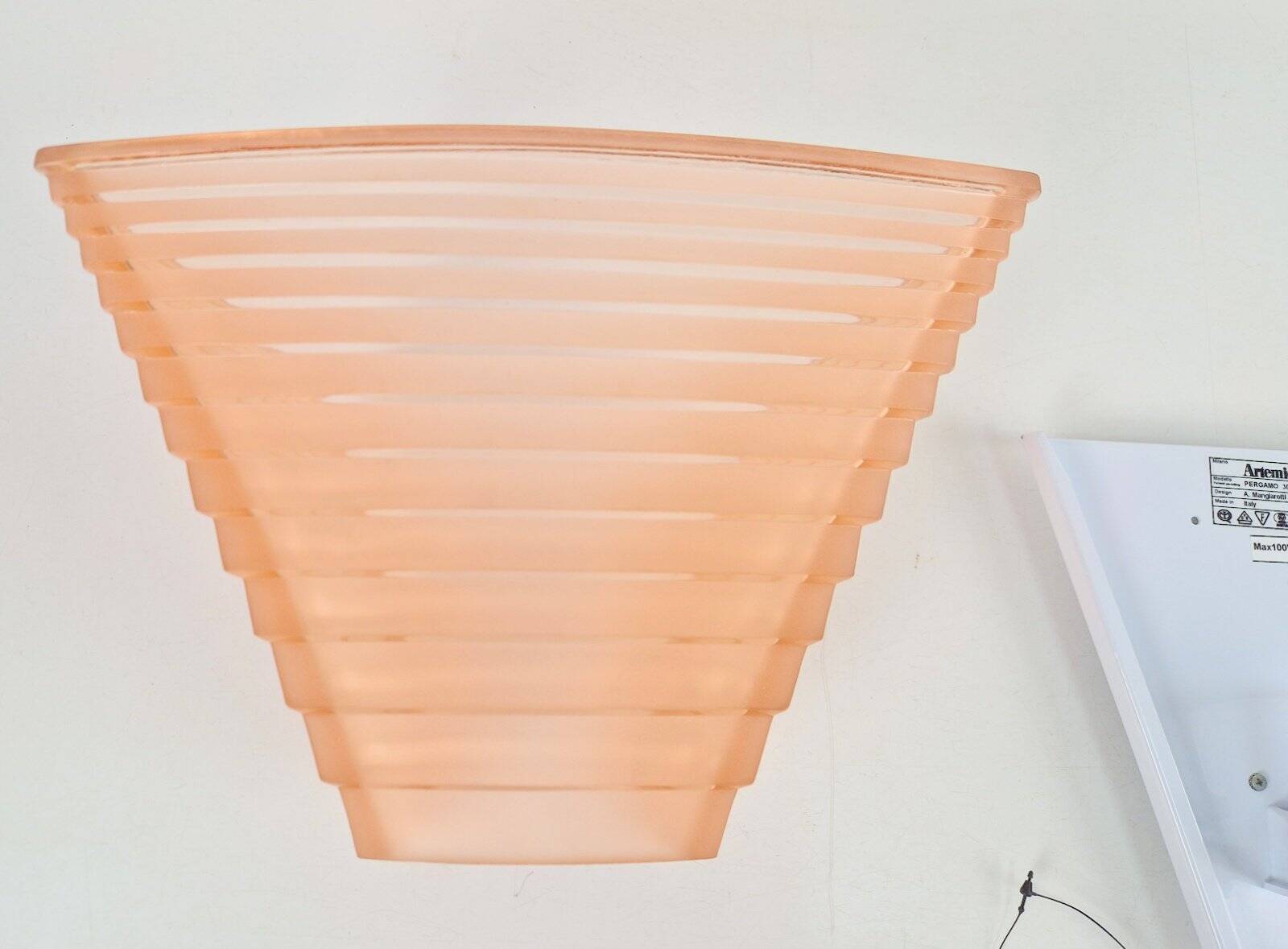 Vintage Pergamo 30 Wall Lamp by A. Mangiarotti for Artemide, Italy, 1980s