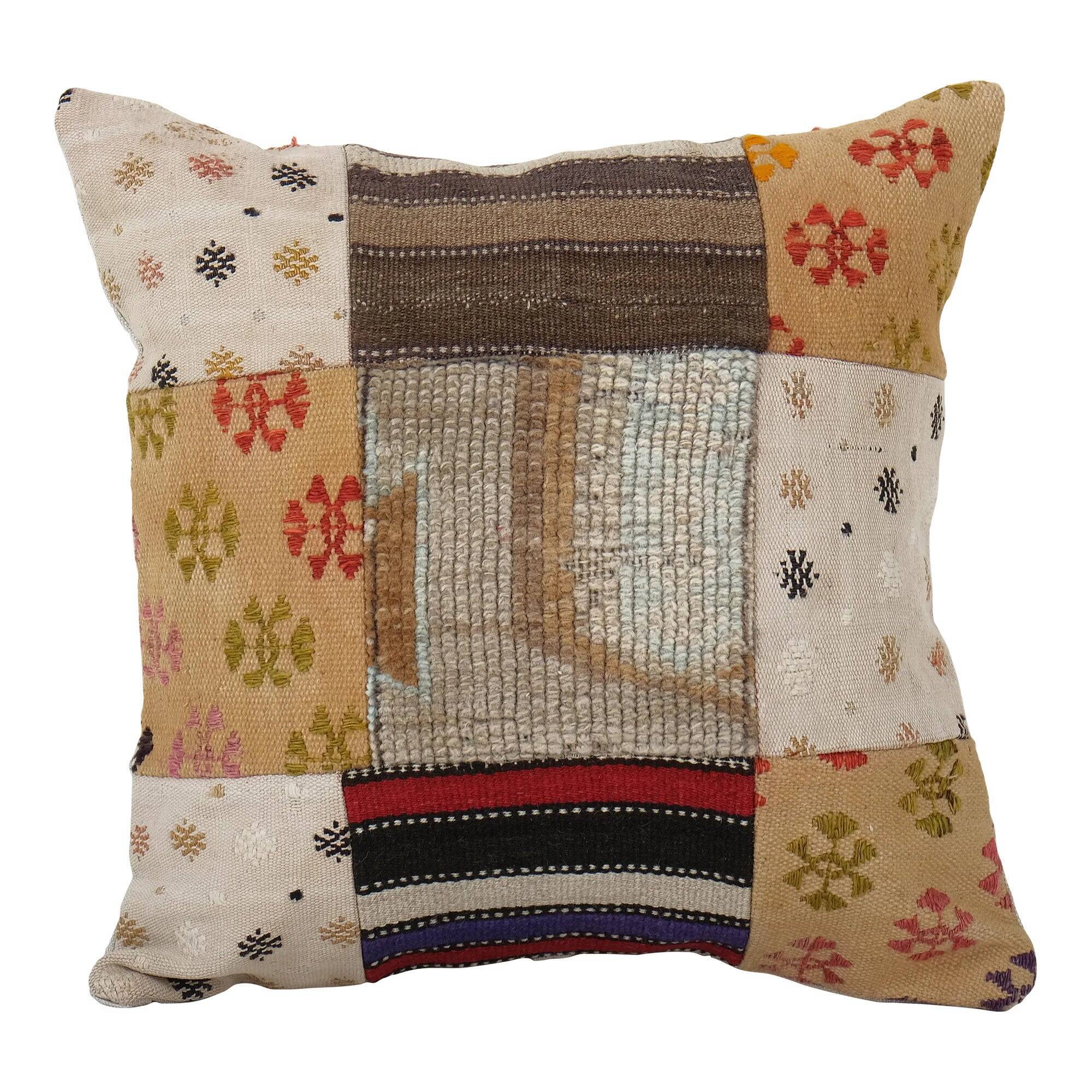 Vintage kilim cushion cover 46x46 cm