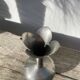 Small Scandinavian pewter bud vase (Norway)