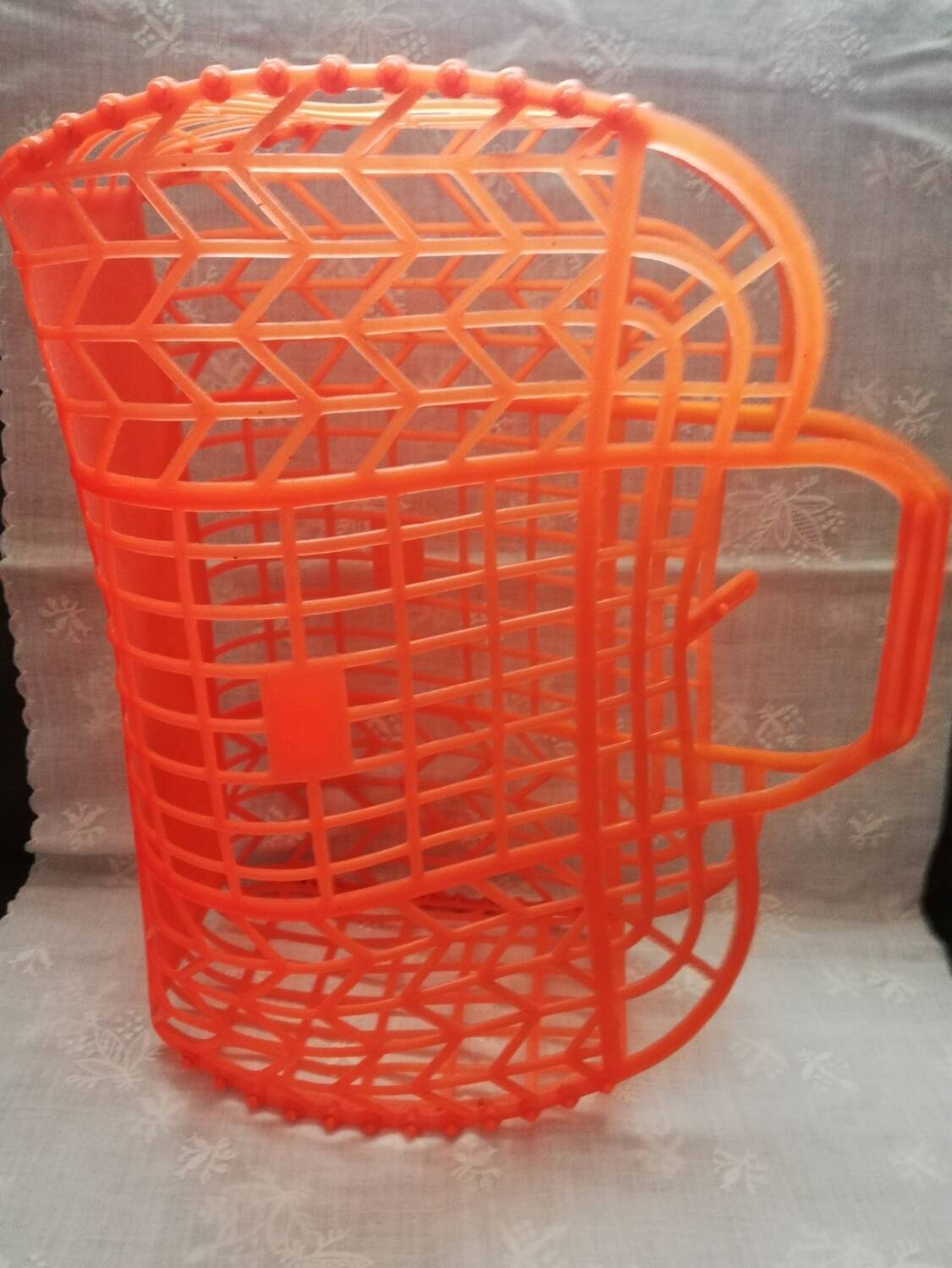 Vintage plastic shopping basket