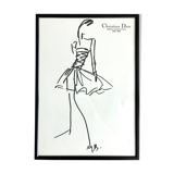 Christian Dior: fashion illustration