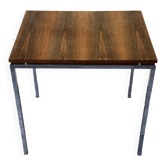 60s 70s teak office table desk chrome frame Danish design
