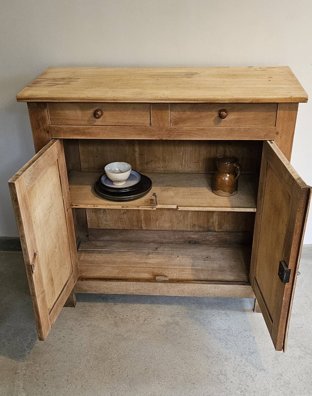Old sideboard Parisian vintage wooden furniture