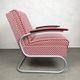 Thonet S-411 Armchair "Red & White"