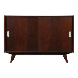 Dark oak chest of drawers designed by Jiri Jiroutek, model U-452, 1960