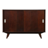 Dark oak chest of drawers designed by Jiri Jiroutek, model U-452, 1960
