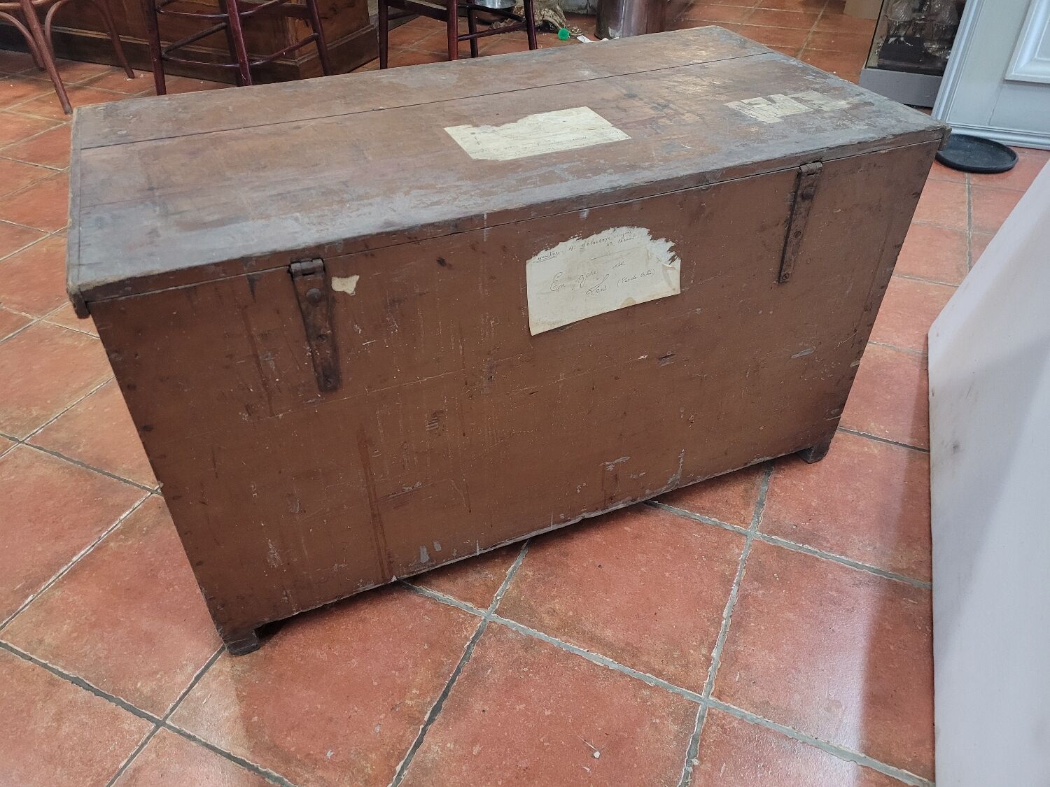 Former traveling trunk