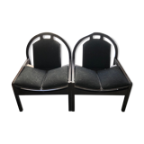 Pair Baumann armchairs